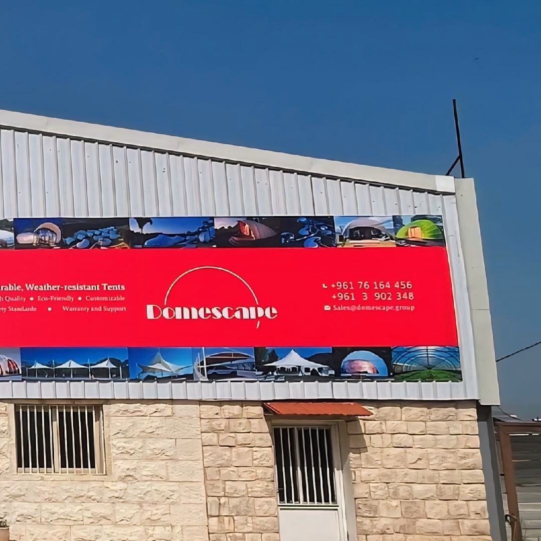 Domescape factory and showroom in the Bekaa